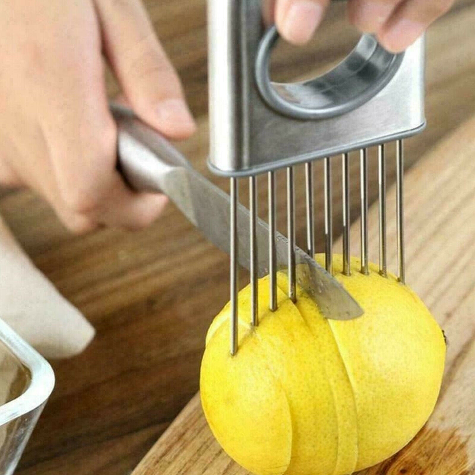 Onion Holder Slicer Vegetable Gadget