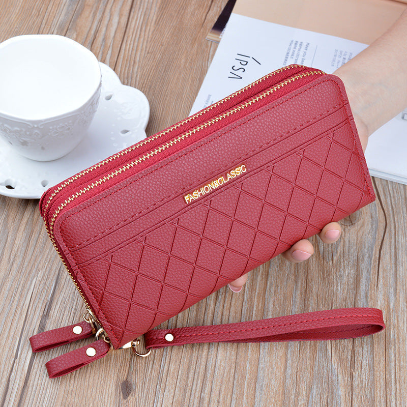 Women's  long zipper purse