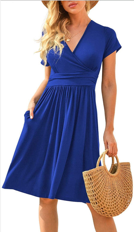 Women Long Sleeve A Line Dress