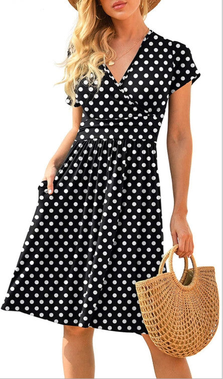 Women Long Sleeve A Line Dress