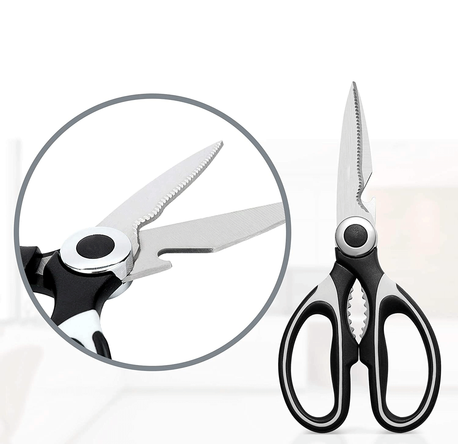 2PC Kitchen Shears Utility Kitchen Scissors