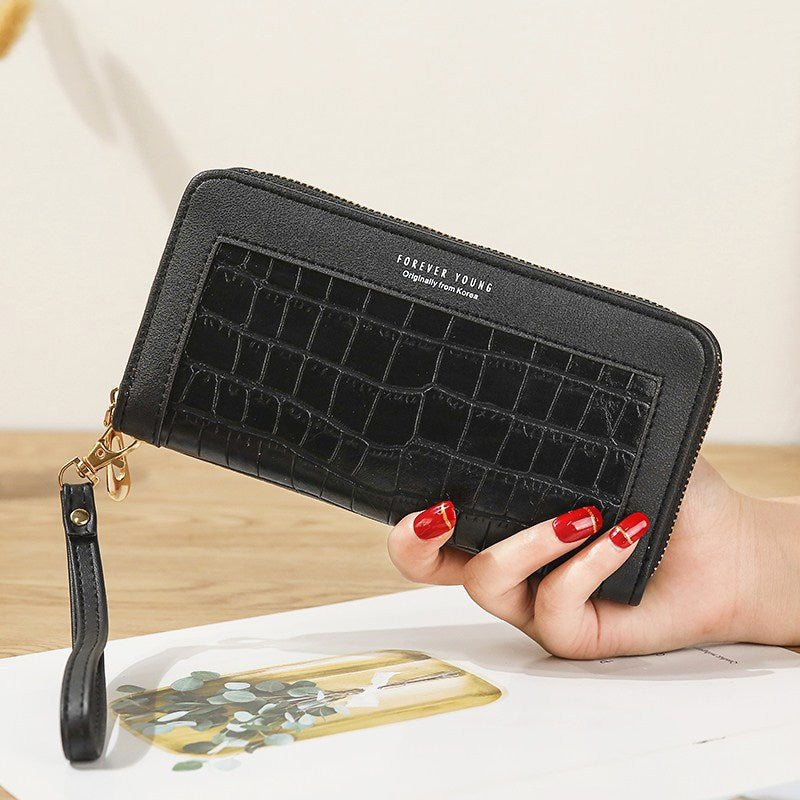 Women's  long zipper purse