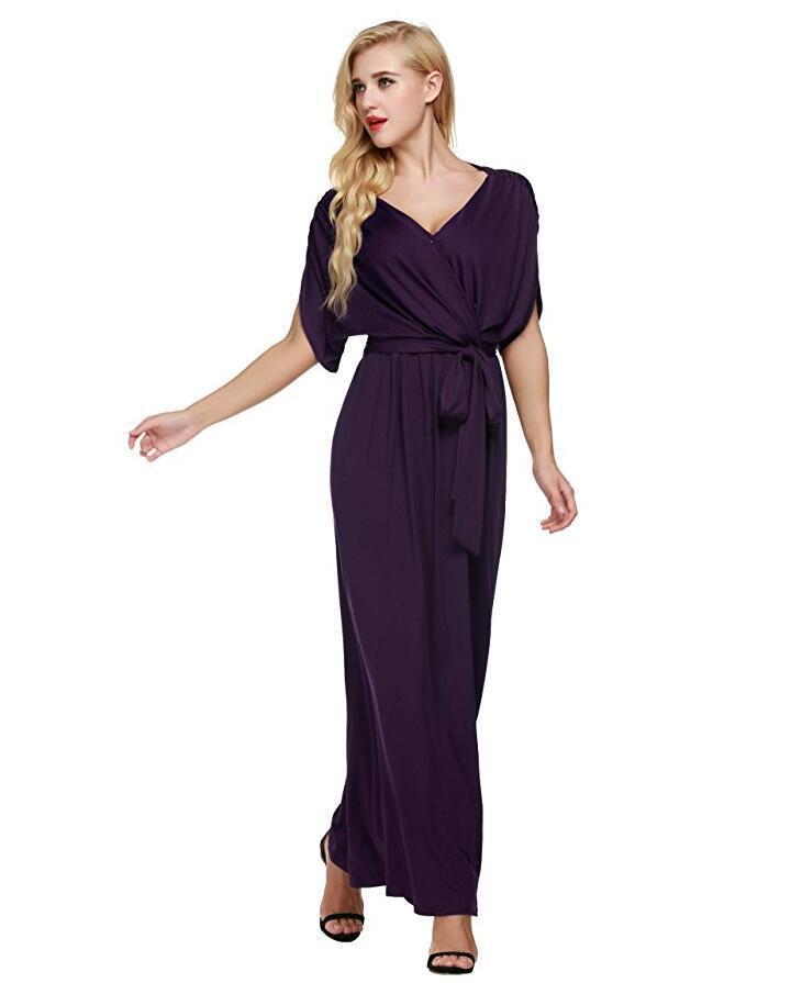 4XL Big Size Elegant Women Long Dress