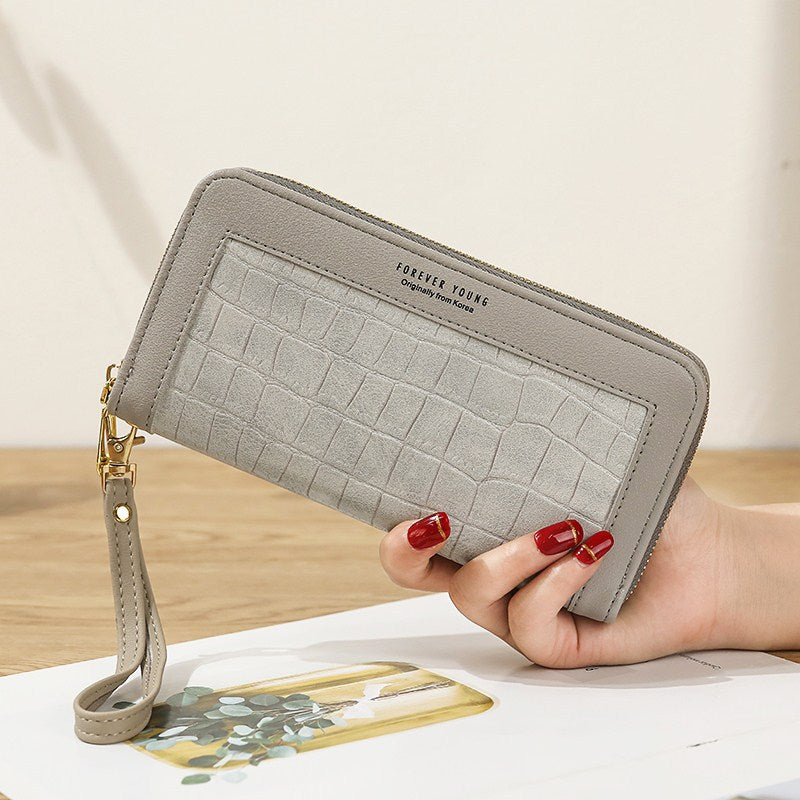 Women's  long zipper purse