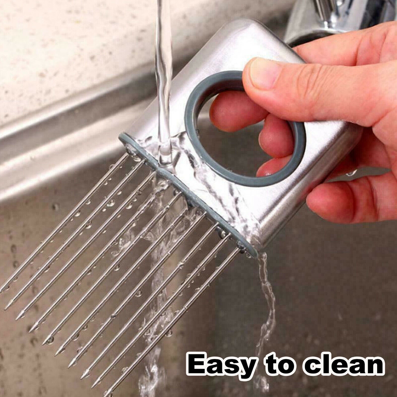 Onion Holder Slicer Vegetable Gadget