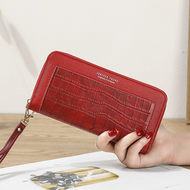 Women's  long zipper purse