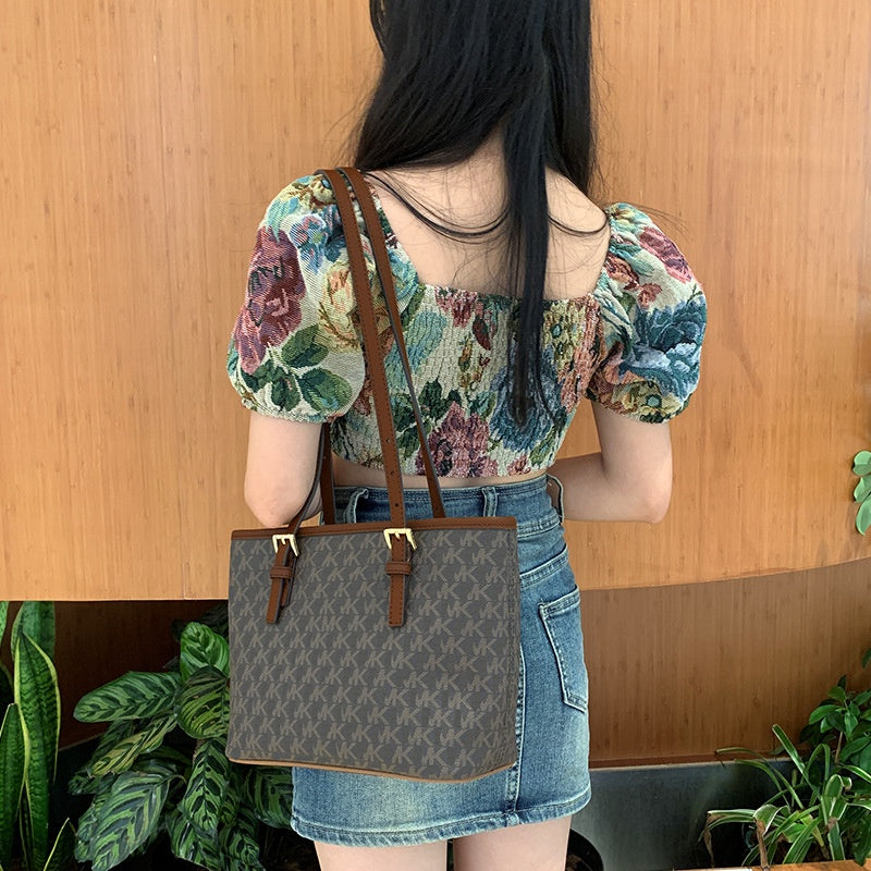 Shoulder Strap Small Tote Bag