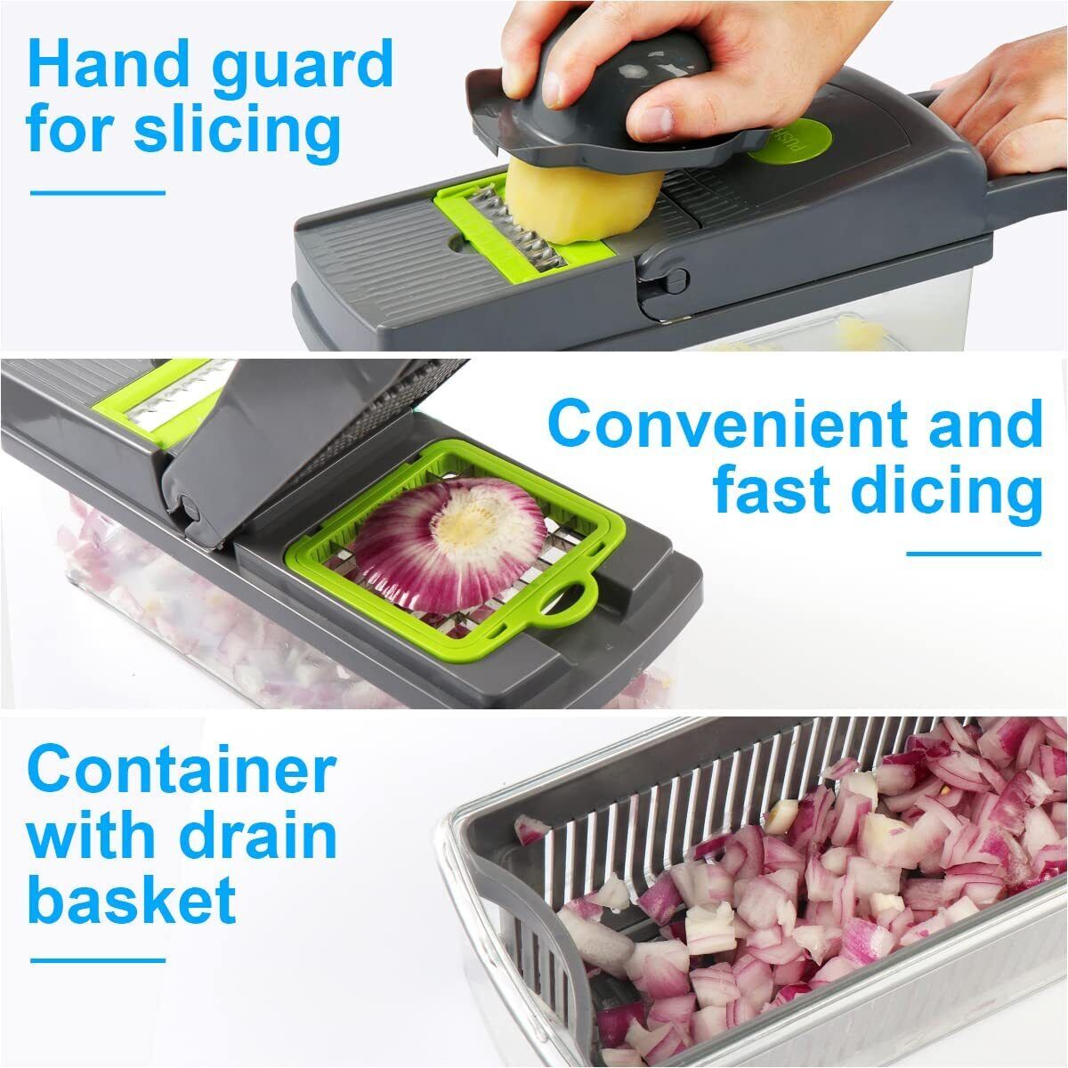 15 In 1 Food Vegetable Slicer Salad Fruit Peeler
