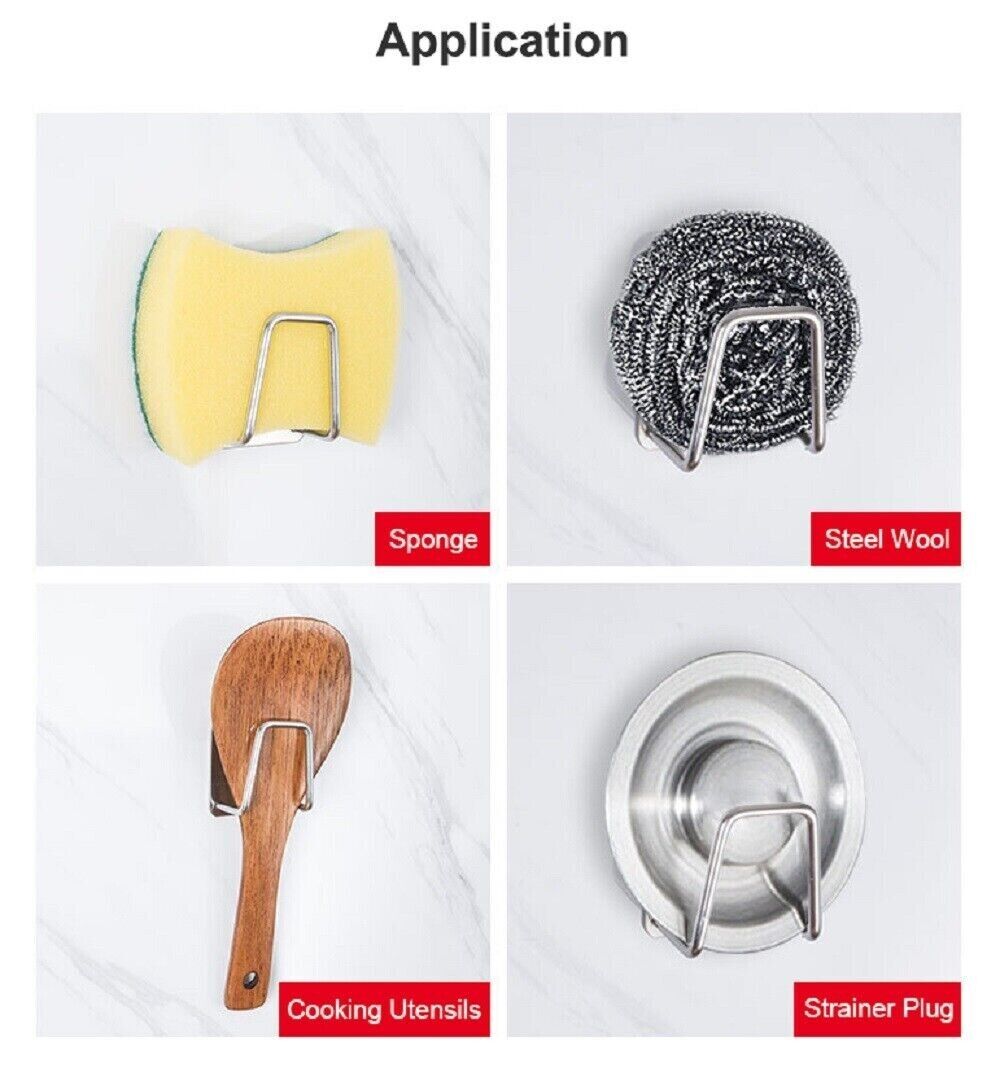 4-PACK Sponge Kitchen Sink Small Sponge Holder