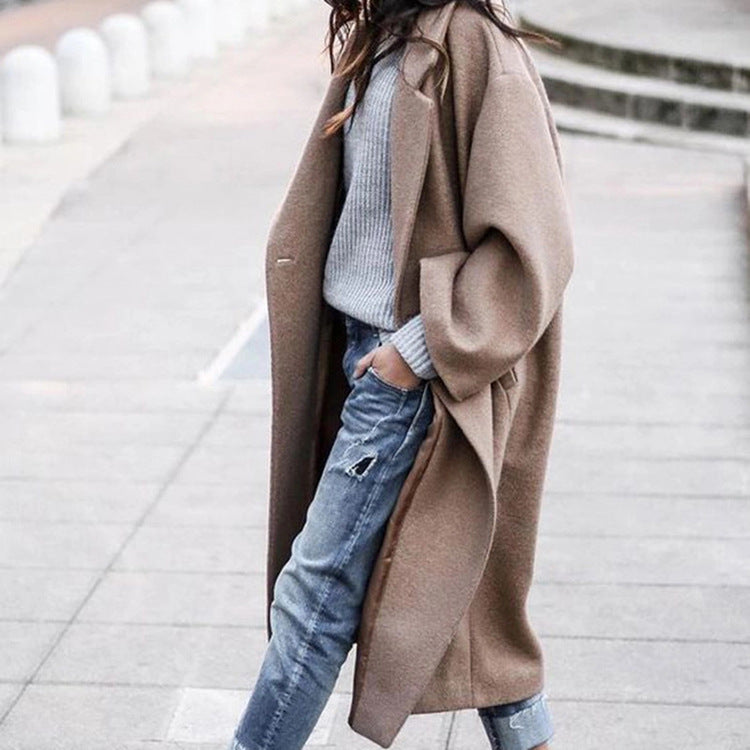 Casual Long Pocket Jacket