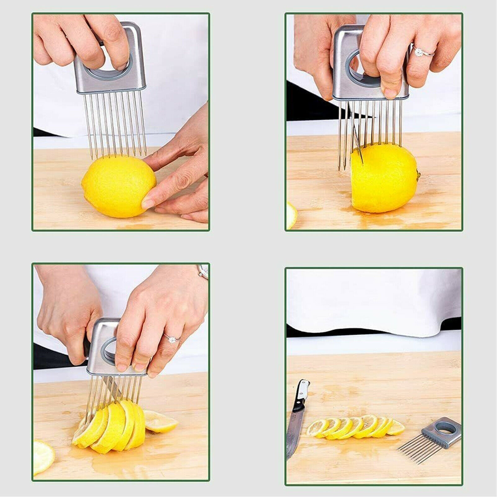 Onion Holder Slicer Vegetable Gadget