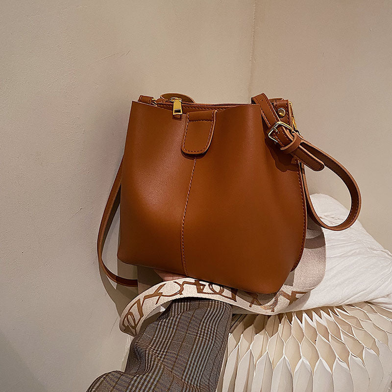 Minority Design Wide Shoulder Strap Bucket Bags