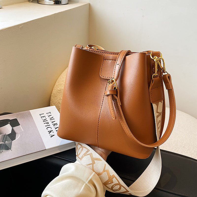 Minority Design Wide Shoulder Strap Bucket Bags