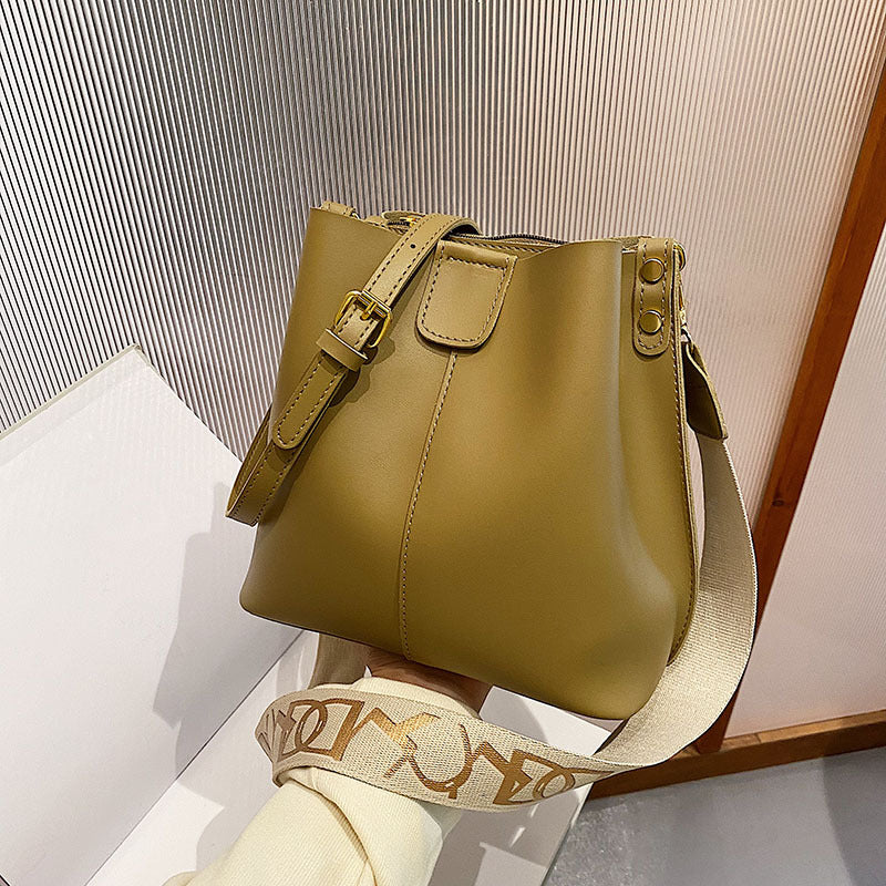 Minority Design Wide Shoulder Strap Bucket Bags