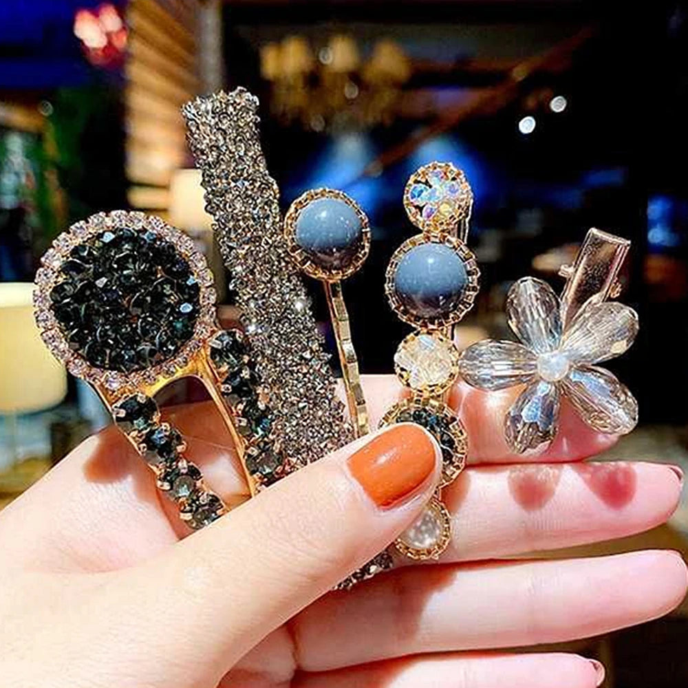 4/5/6Pcs Women Pearl Hair Clip