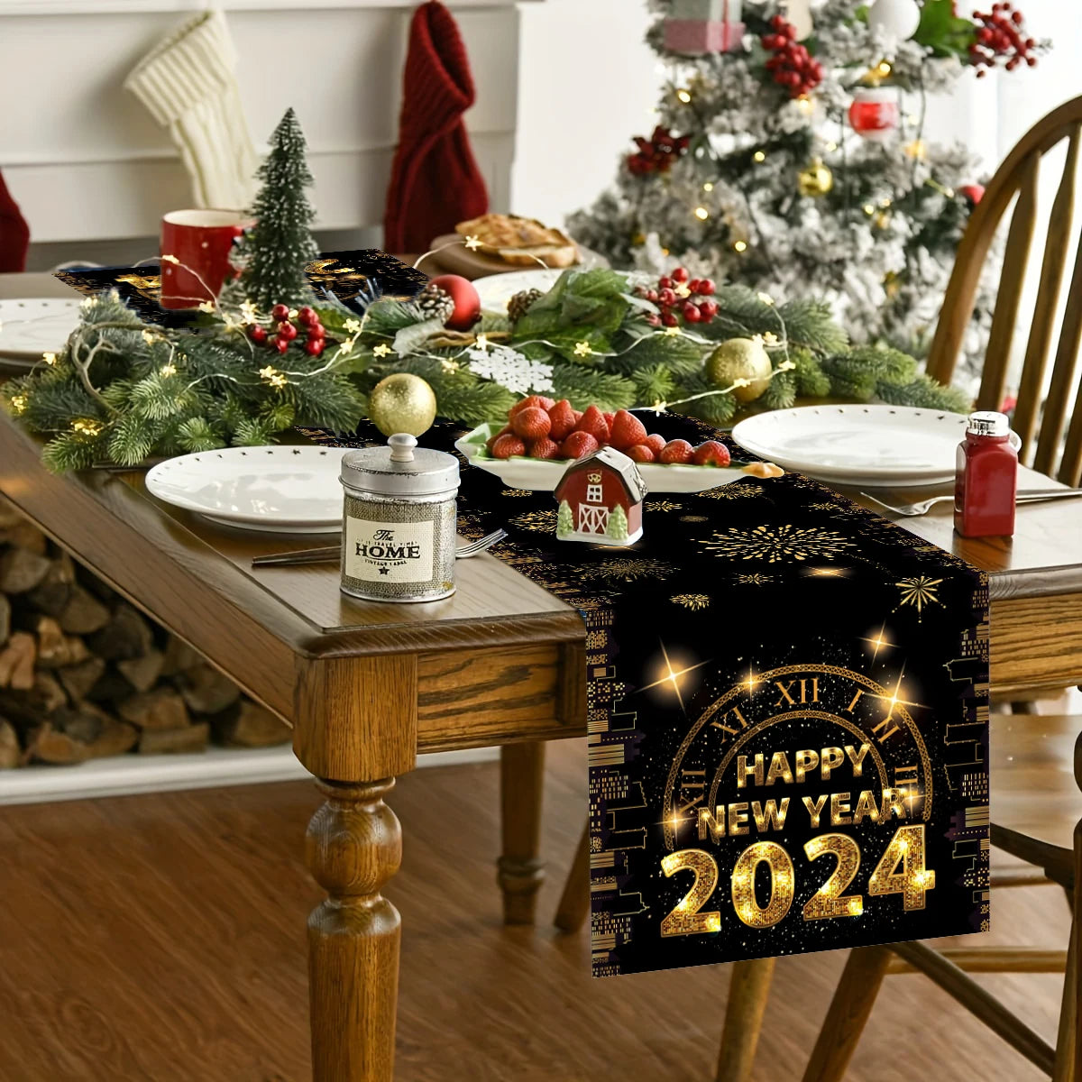 New Year Table Runner