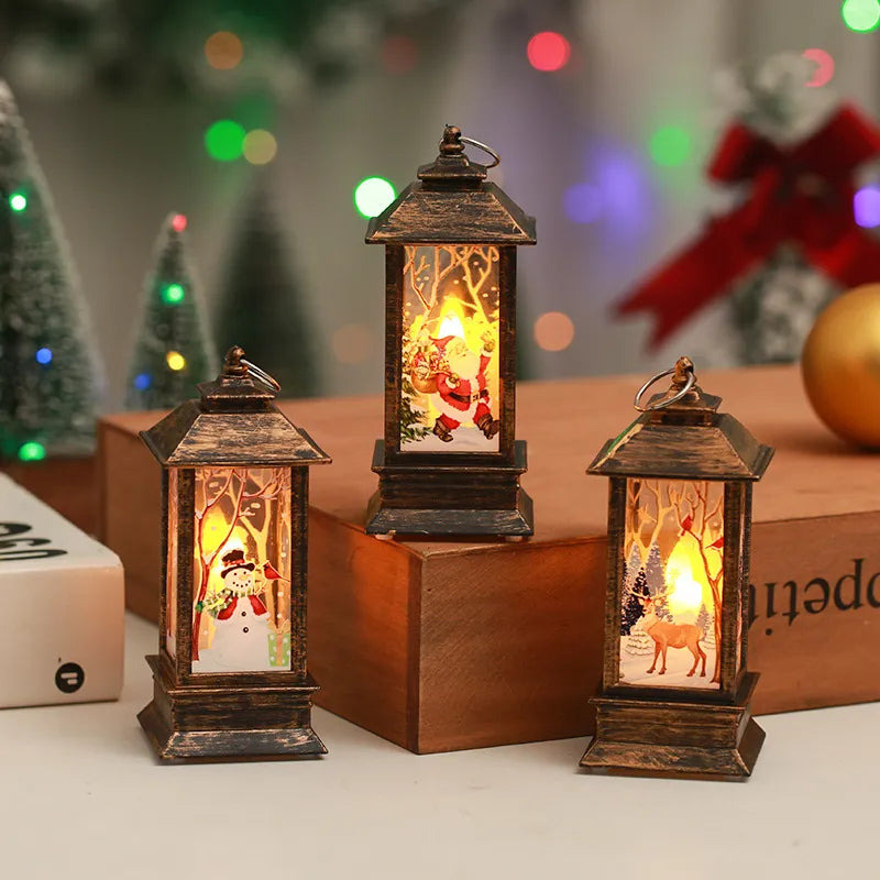 4Pcs Halloween Christmas Lights