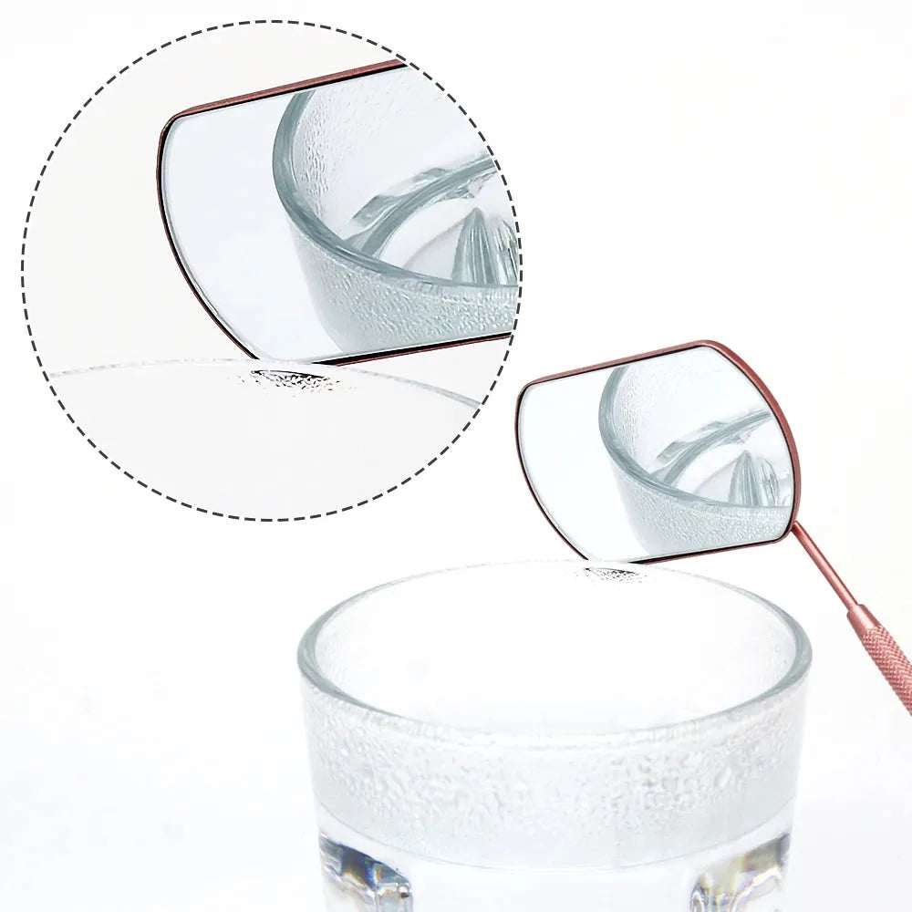 Grafting Eyelash Extensions Checking Mirror