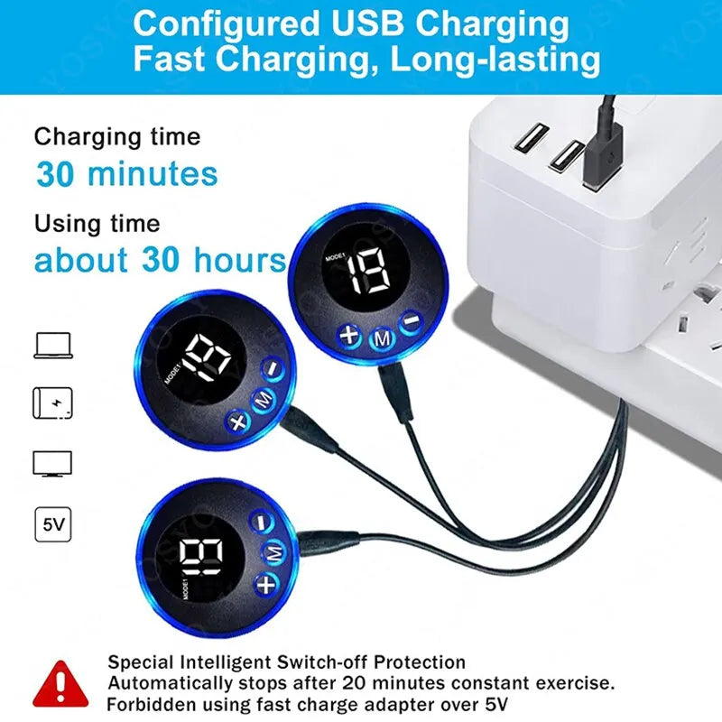 USB Charging EMS Muscle Stimulator