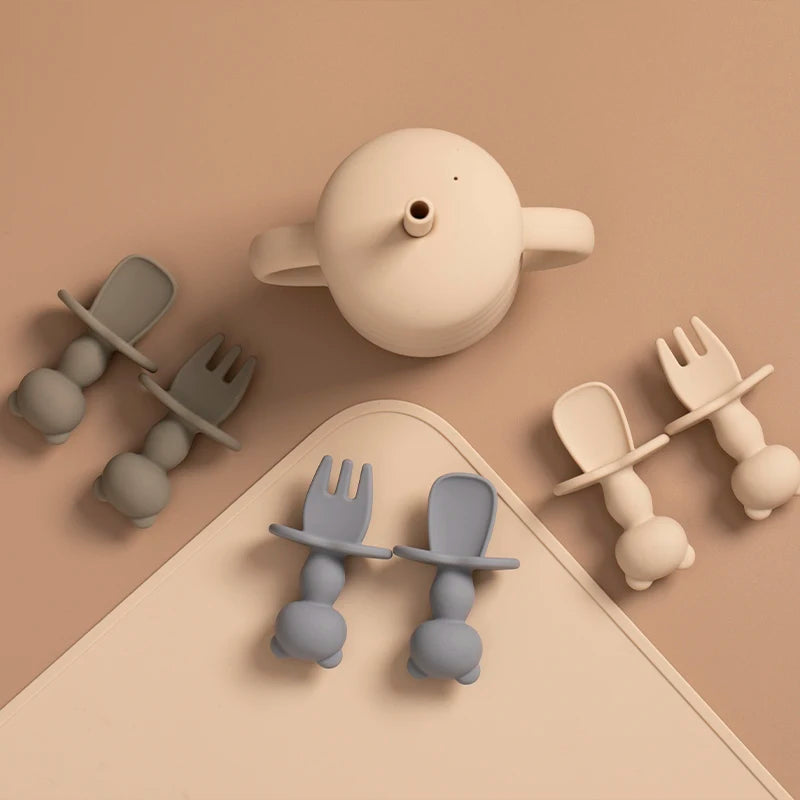 Food Grade Infant Soft Silicone Feeding Tableware