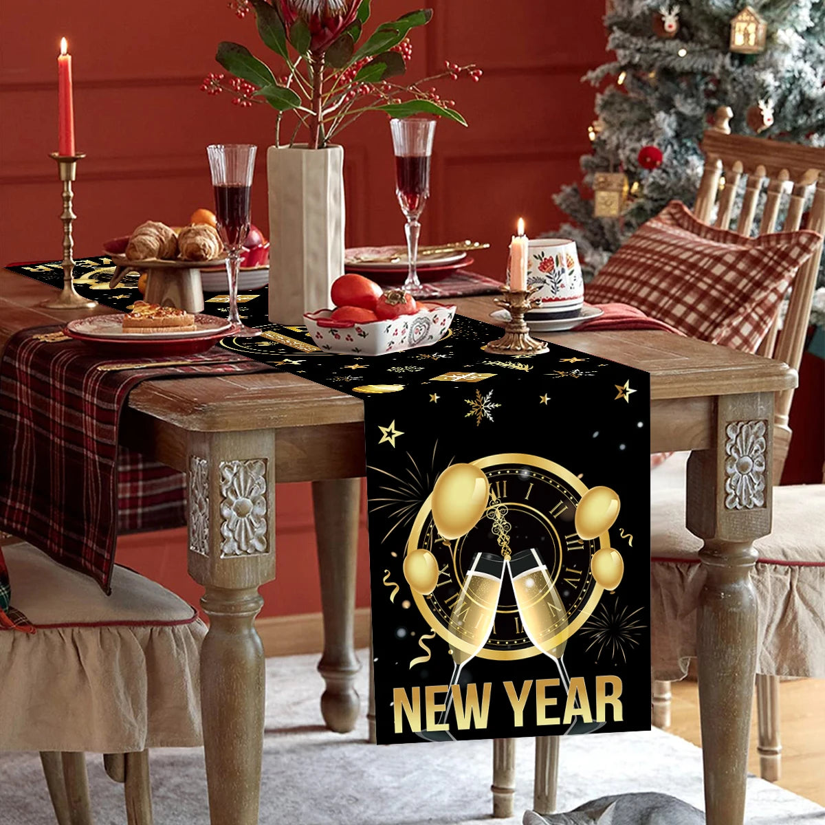 New Year Table Runner