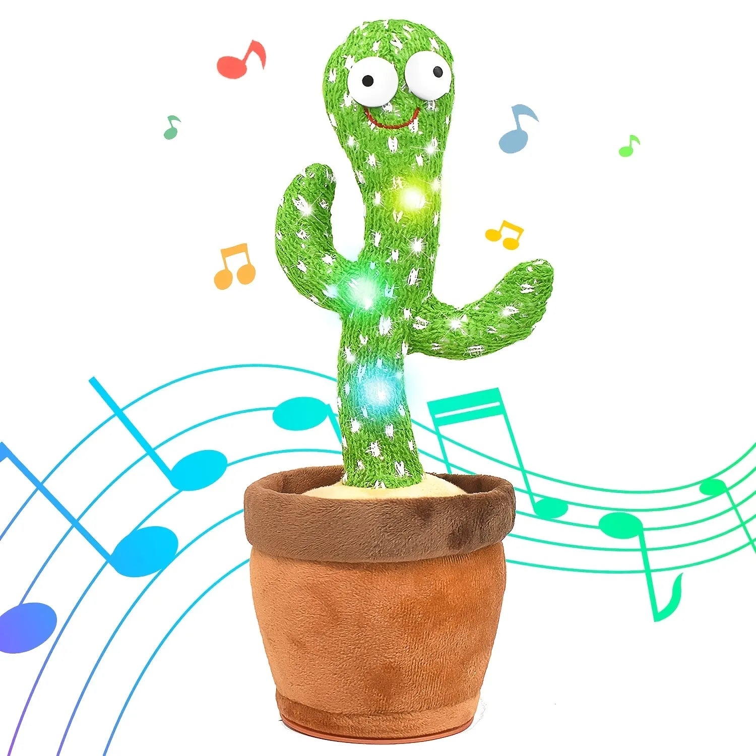 Sing And Dance Cactus Electron Plush Toy