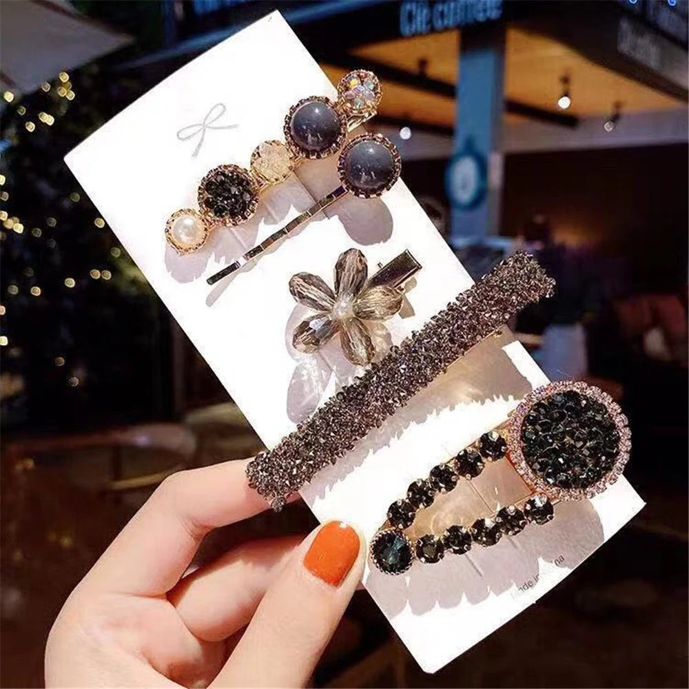 4/5/6Pcs Women Pearl Hair Clip