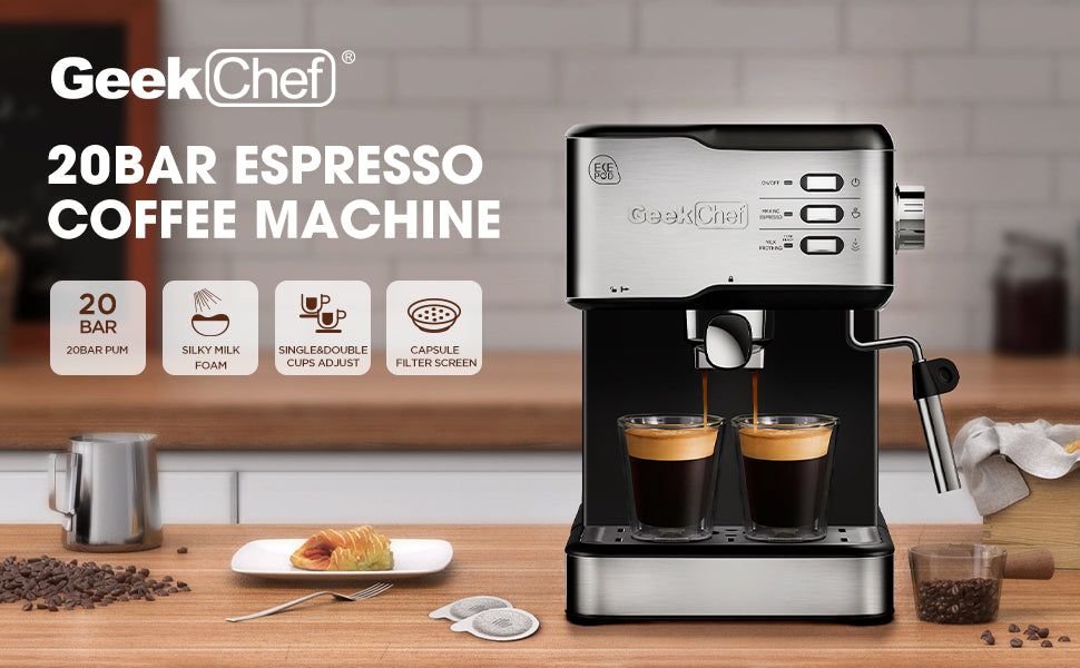 Geek Chef Espresso Machine