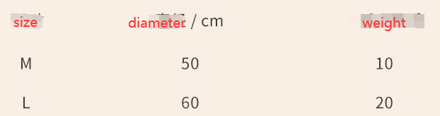 Round Pet Sleeping Cushion